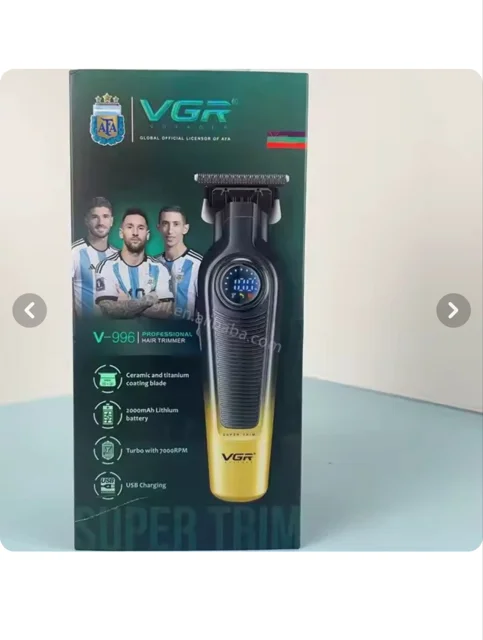 ماشین اصلاح وی جی آر مدل V-996 با تیغه سرامیک و برش مستقیم